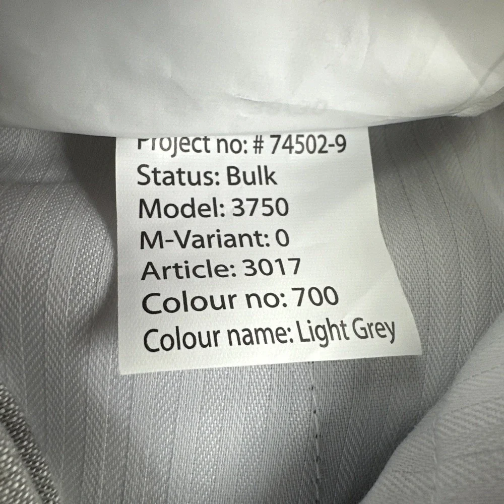 Joseph Abboud 100% Linen Pants Men 38x28* Grey Straight Leg Lined Breathable